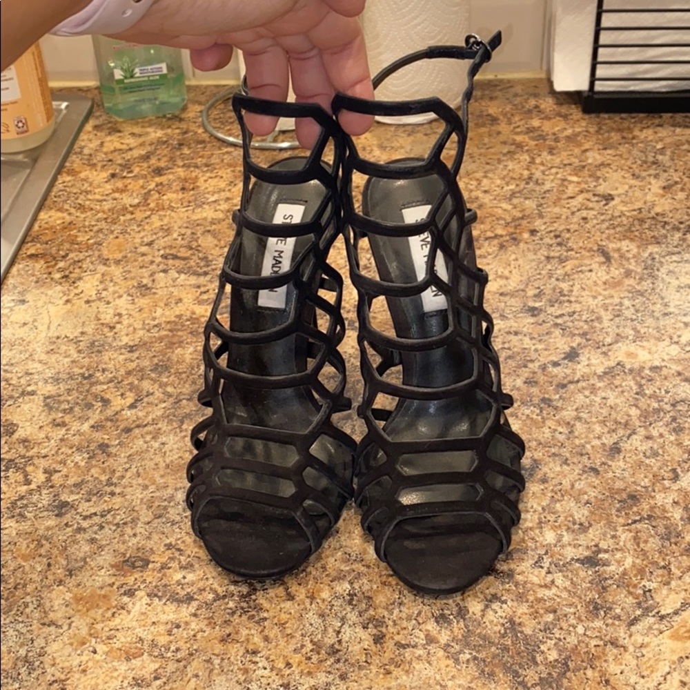 Black Steve Madden heels